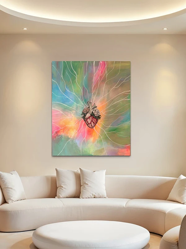 Heart-Radiance print