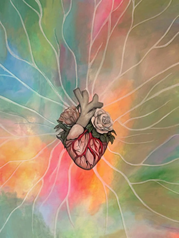 Heart-Radiance print