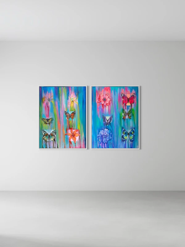 Wings in Bloom print