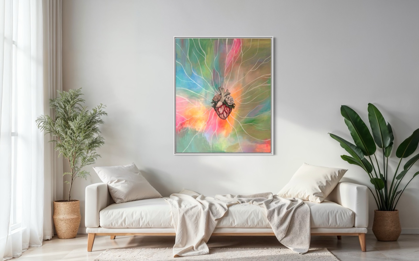 Heart Radiance original painting by Aino Katzir
